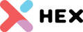 HEX Logo (Text - Horizontal)